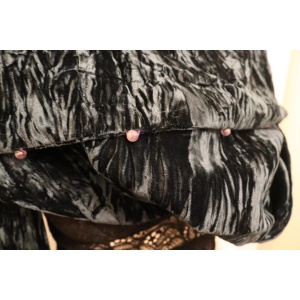 Sea GreenSilk Velvet Shawl