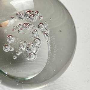 Set of 3 Signed Alfredo Barbini Glass Ornaments for Barbini Murano, Italy, 1980s