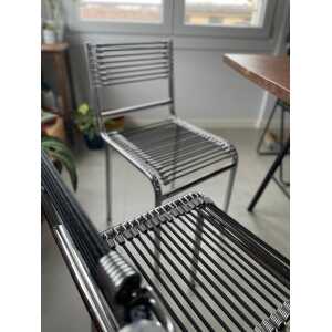 Set of Four René Herbst "Sandows" Bauhaus Chairs, 1920s