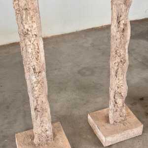 Set of Four Totem Sculptures by Aldo Guarnieri, Italy 1960s