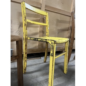 Set Of Four Wooden Stacking Chairs C1940s