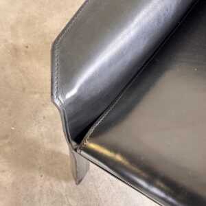 Set of Two Cab 414 Lounge Chairs by Mario Bellini for Cassina, 1978