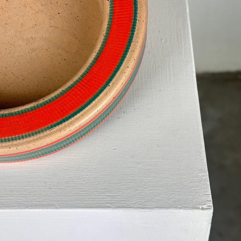 Signed Dante Baldelli Ceramic Ashtray from the 1970s