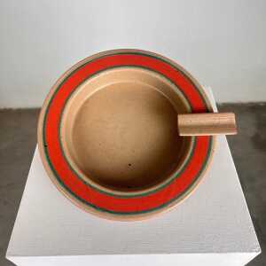 Signed Dante Baldelli Ceramic Ashtray from the 1970s