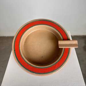 Signed Dante Baldelli Ceramic Ashtray from the 1970s