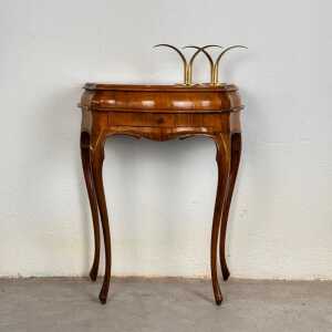 Small Venetian Style Louis XV Walnut Sideboard with Drawer, Venice, 1950s