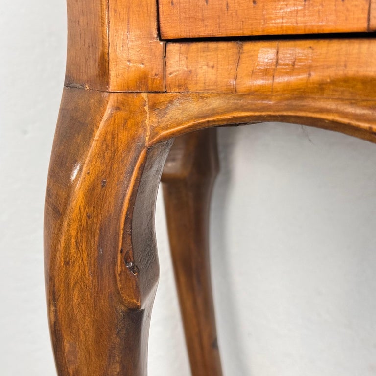 Small Venetian Style Louis XV Walnut Sideboard with Drawer, Venice, 1950s