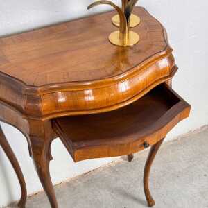 Small Venetian Style Louis XV Walnut Sideboard with Drawer, Venice, 1950s