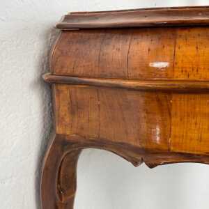 Small Venetian Style Louis XV Walnut Sideboard with Drawer, Venice, 1950s