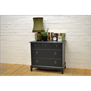Stag chest of drawers Minstrel set of 2 Custom painted to any colour DELIVERY