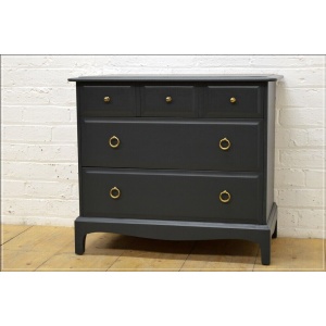 Stag chest of drawers Minstrel set of 2 Custom painted to any colour DELIVERY