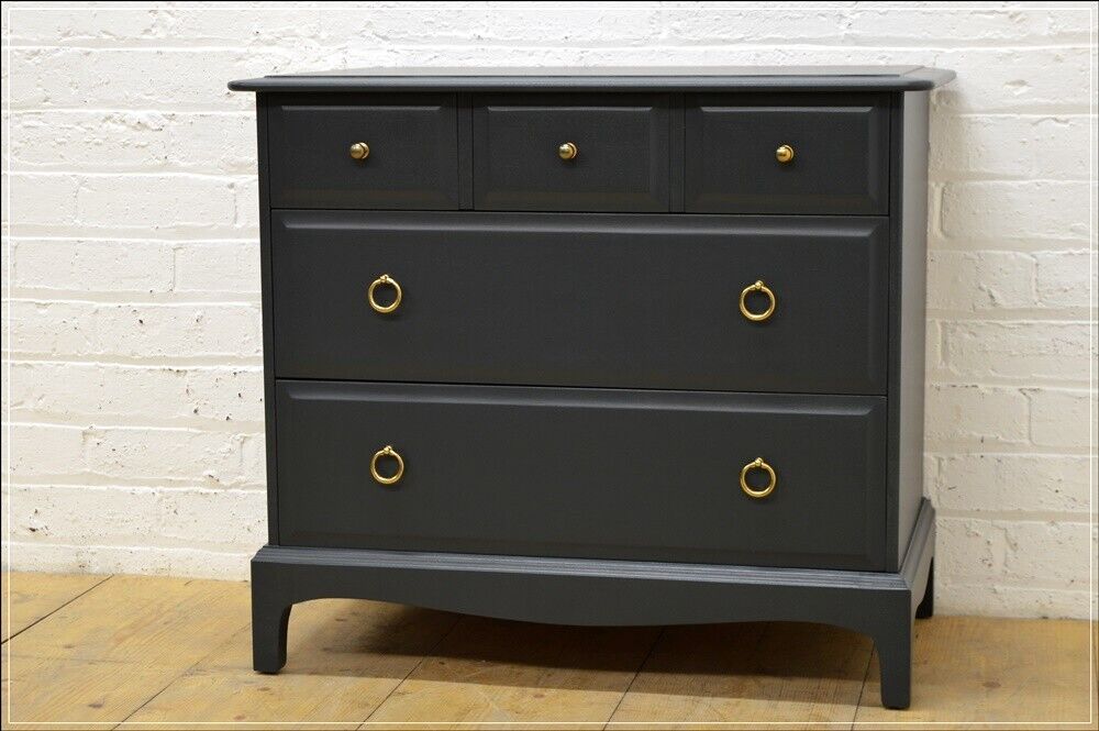 Stag chest of drawers Minstrel set of 2 Custom painted to any colour DELIVERY