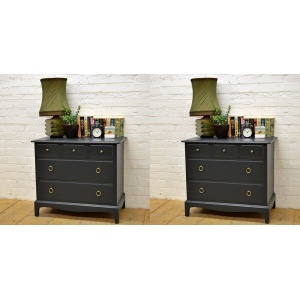 Stag chest of drawers Minstrel set of 2 Custom painted to any colour DELIVERY