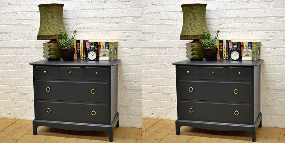 Stag chest of drawers Minstrel set of 2 Custom painted to any colour DELIVERY