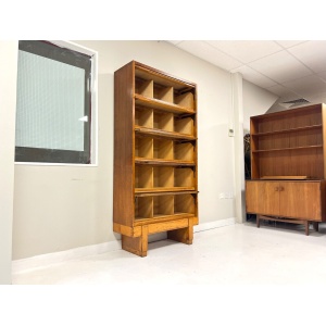 Staverton, Vintage Oak Haberdashery Style Bookcase