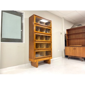 Staverton, Vintage Oak Haberdashery Style Bookcase