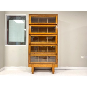 Staverton, Vintage Oak Haberdashery Style Bookcase