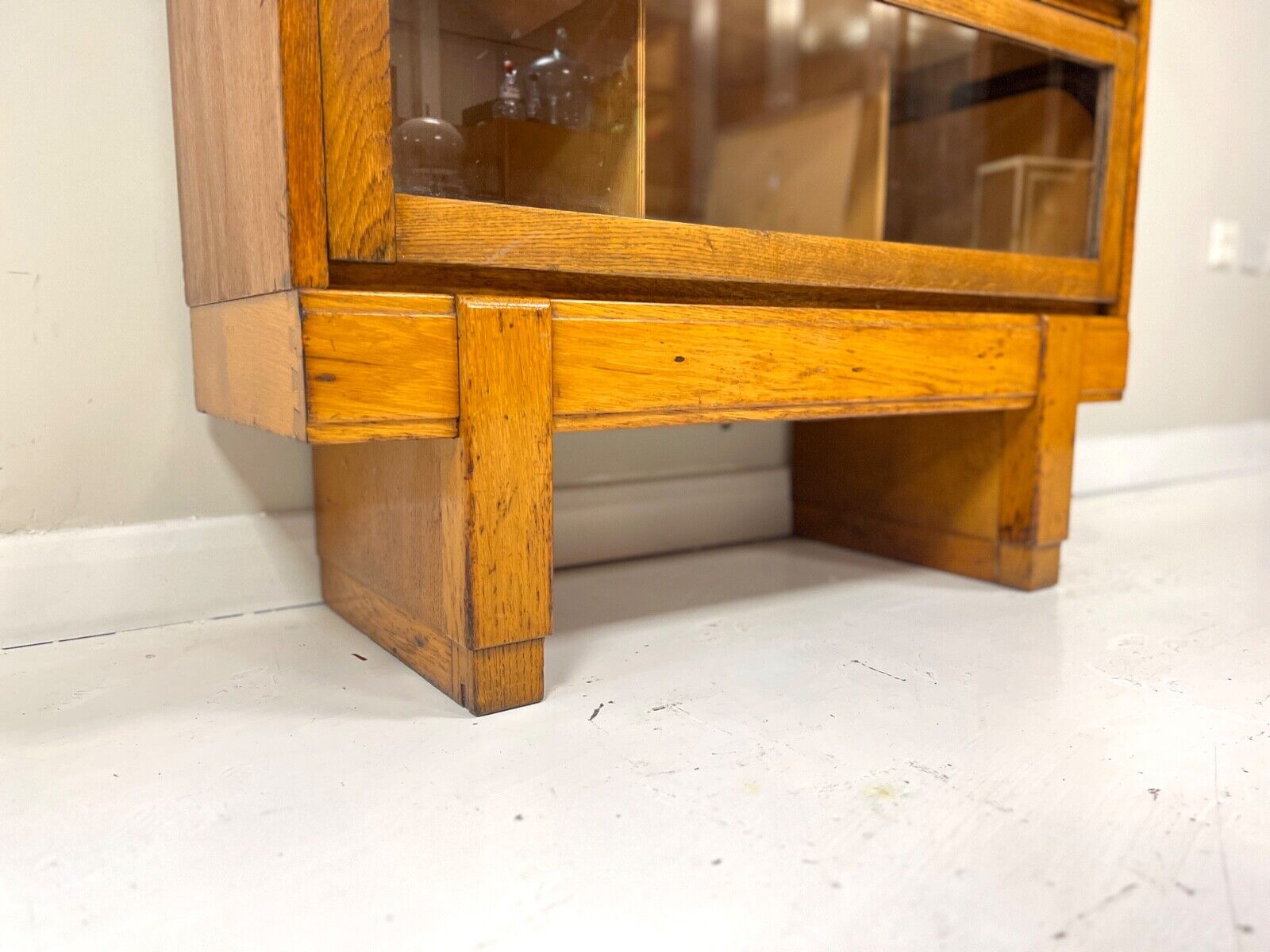 Staverton, Vintage Oak Haberdashery Style Bookcase
