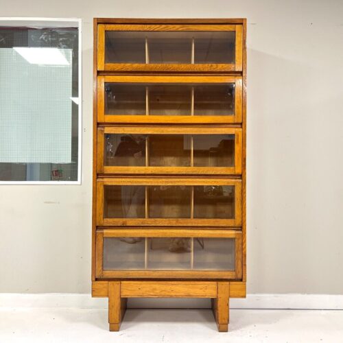 Staverton, Vintage Oak Haberdashery Style Bookcase