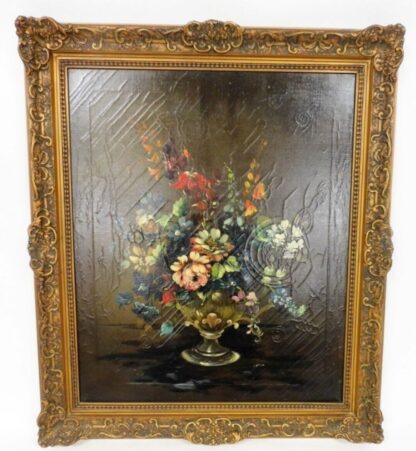 Still Life Oil On Canvas Painting Early 20th Century Signed Bettina 60 x 50 cm