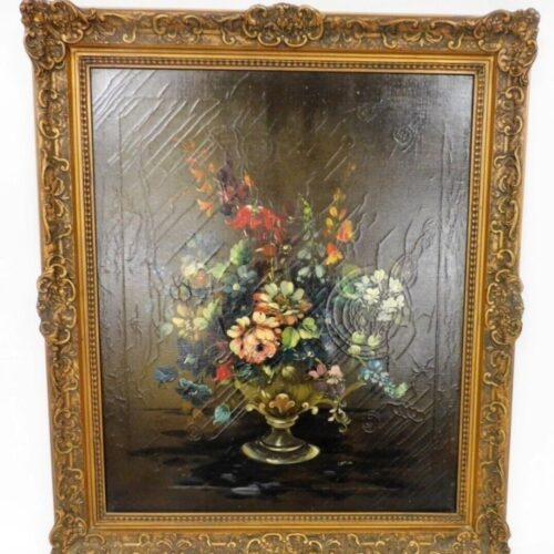 Still Life Oil On Canvas Painting Early 20th Century Signed Bettina 60 x 50 cm