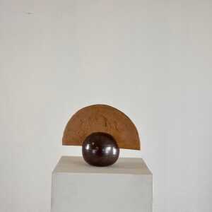 Stunning Handcrafted Abstract Ceramic Sculpture by Giancarlo Scapin, 1970s