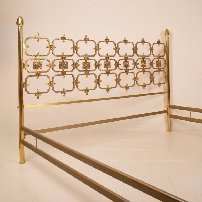 "Thailand" bed by Chansky, Shelba and Luciano Frigerio for Frigerio di Desio