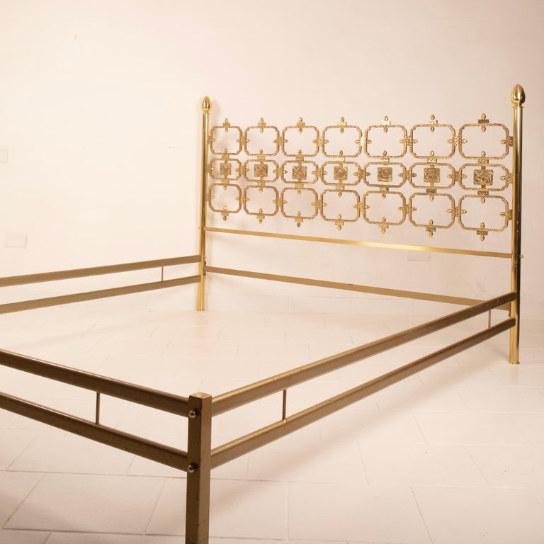 "Thailand" bed by Chansky, Shelba and Luciano Frigerio for Frigerio di Desio