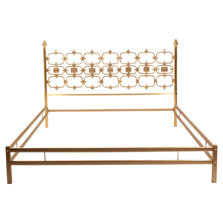 "Thailand" bed by Chansky, Shelba and Luciano Frigerio for Frigerio di Desio