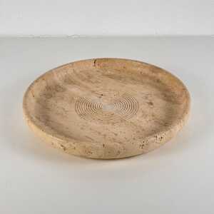 Travertine Centerpiece by Pier Alessandro Giusti & Di Rosa for Up & Up, 1970s