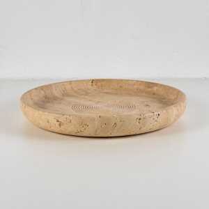 Travertine Centerpiece by Pier Alessandro Giusti & Di Rosa for Up & Up, 1970s
