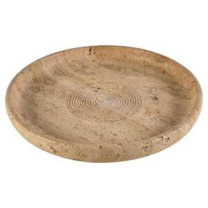 Travertine Centerpiece by Pier Alessandro Giusti & Di Rosa for Up & Up, 1970s