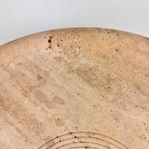 Travertine Centerpiece by Pier Alessandro Giusti & Di Rosa for Up & Up, 1970s