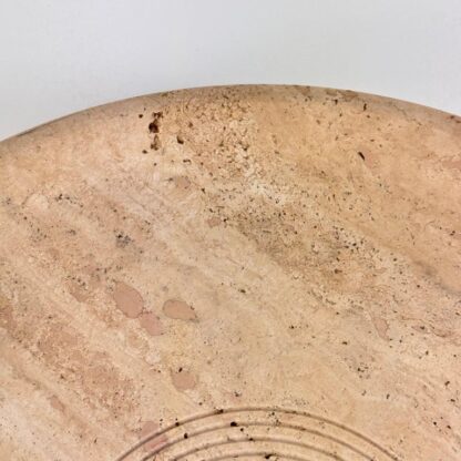 Travertine Centerpiece by Pier Alessandro Giusti & Di Rosa for Up & Up, 1970s