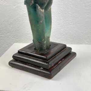 Very Rare Archimede Seguso Etched Murano Glass Woman's Sculpture, 1930s