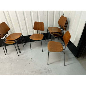 Vintage 1970s Danish Stacking Chair Several Available