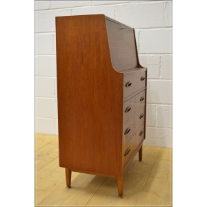 vintage bureau writing desk teak Jentique mid century danish design DELIVERY