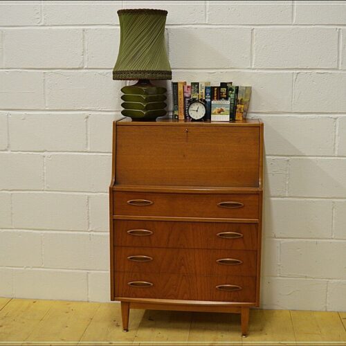 vintage bureau writing desk teak Jentique mid century danish design DELIVERY
