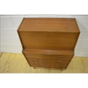 vintage bureau writing desk teak Jentique mid century danish design DELIVERY