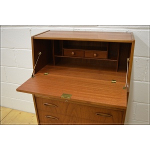 vintage bureau writing desk teak Jentique mid century danish design DELIVERY