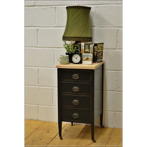 vintage filing cabinet butcher`s block kitchen island chest of drawers DELIVERY