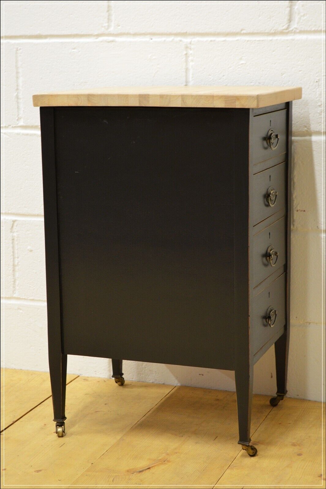 vintage filing cabinet butcher`s block kitchen island chest of drawers DELIVERY