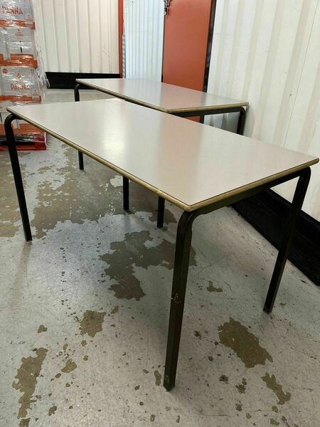 Vintage Formica School Tables / Desks Two Available Bar / Cafe