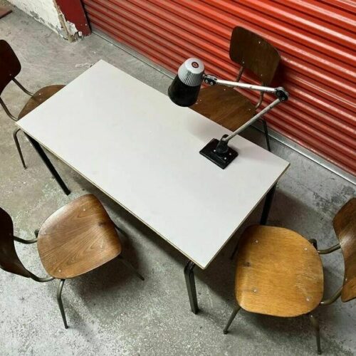 Vintage Formica School Tables / Desks Two Available Bar / Cafe
