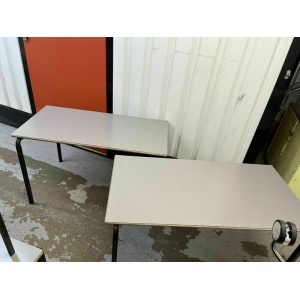 Vintage Formica School Tables / Desks Two Available Bar / Cafe