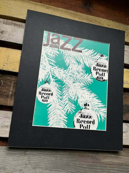 Vintage Jazz Journal Magazine Cover Artwork 1969