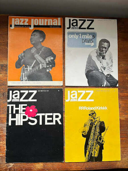 Vintage Jazz Journal Magazine Cover Artwork 1969