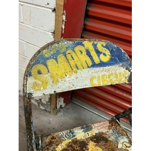 Vintage Metal Folding Chairs Billy Smarts Circus C1950s