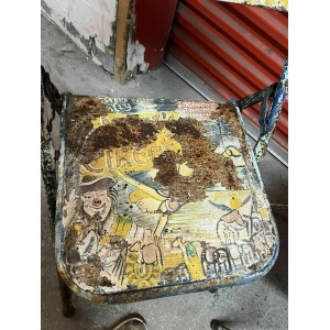 Vintage Metal Folding Chairs Billy Smarts Circus C1950s