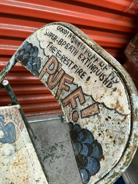 Vintage Metal Folding Chairs Billy Smarts Circus C1950s